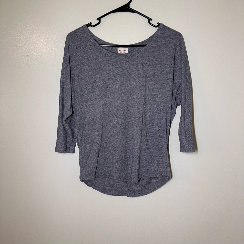 Mossimo Supply Co. Charcoal Gray Blouse